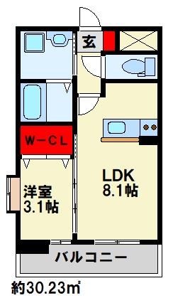 U&amp;#39;s Residence木町 間取り図