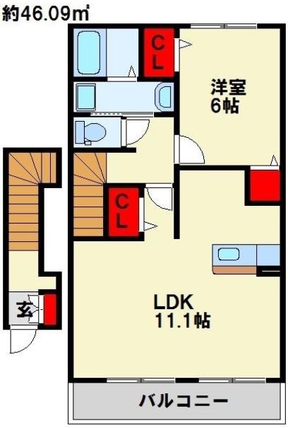 HarmonyAlive陣原Ⅱ 間取り図