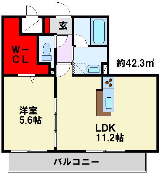 サンシャインタワー陣原 間取り図