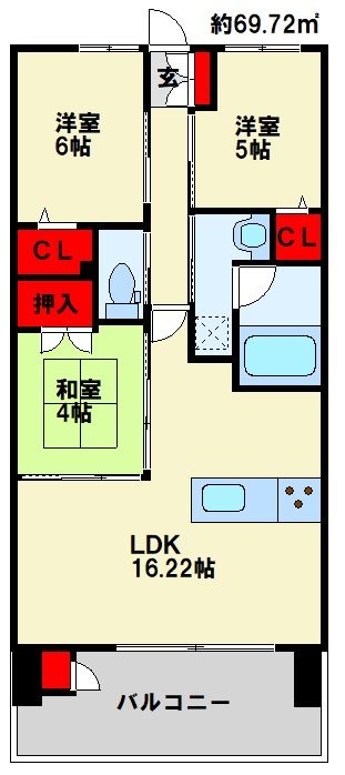 アーティックス門司ヘリテイジ 間取り
