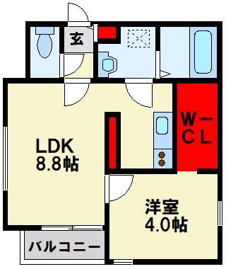 ビブレ九工大前 間取り