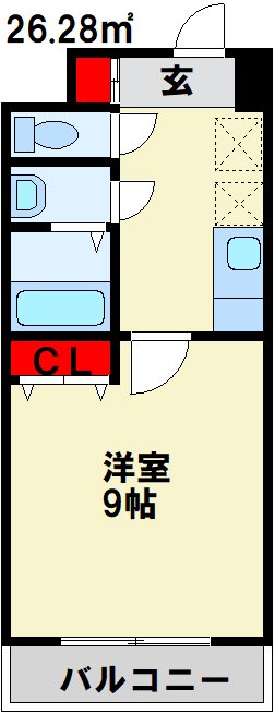 プリンセス香春口 間取り