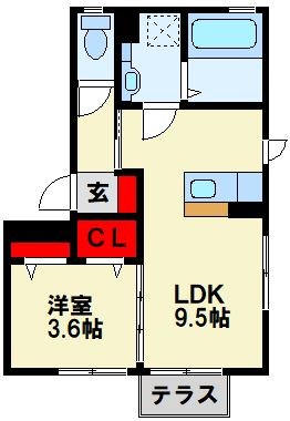 レスポアール  間取り図