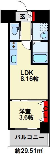 ERUZAGLANZ 黄金 間取り図