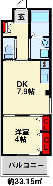 CIEL・BLEU　B棟 間取り