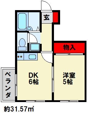 THE　SQUARE・Orio　Residence 403号室 間取り