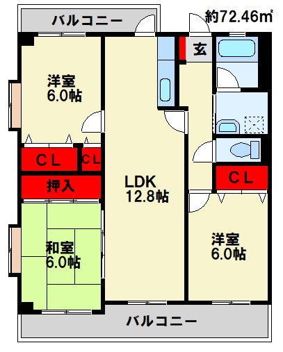 グレートハウス晩餐館 間取り