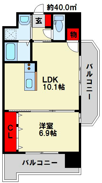 渡邊ビル Ⅱ 間取り