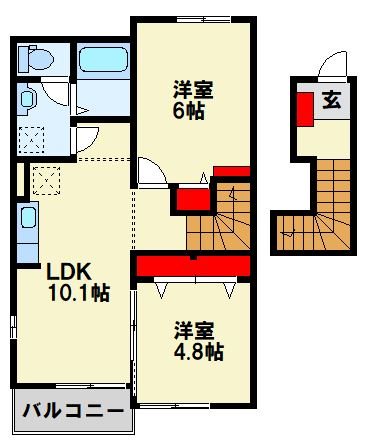 ファミーユK A 間取り