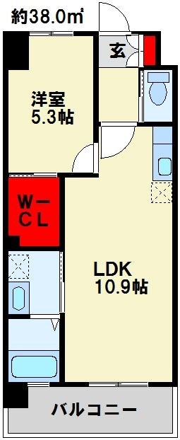 ADVANCE 128 間取り図