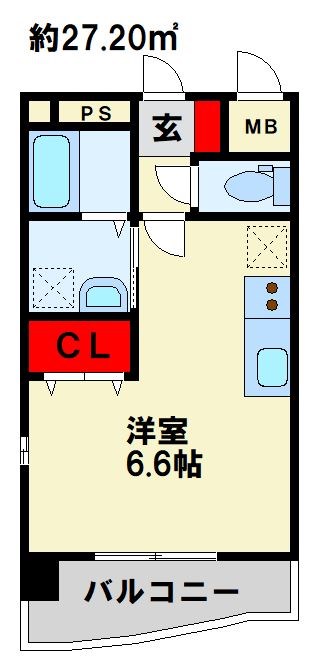 グランシャリオ東鳴水 307号室 間取り