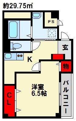 カサブランカ 間取り図