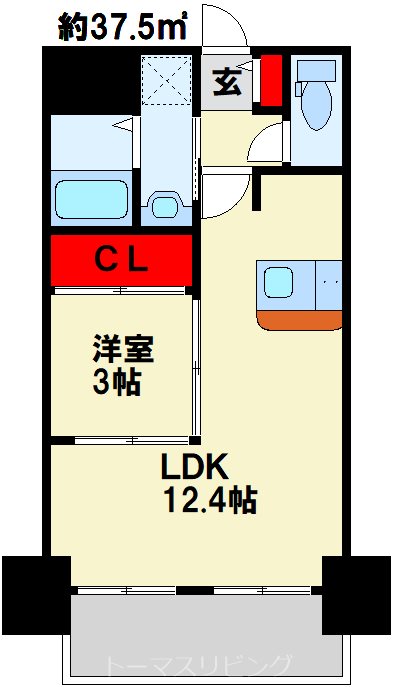 門司ポロニア 間取り
