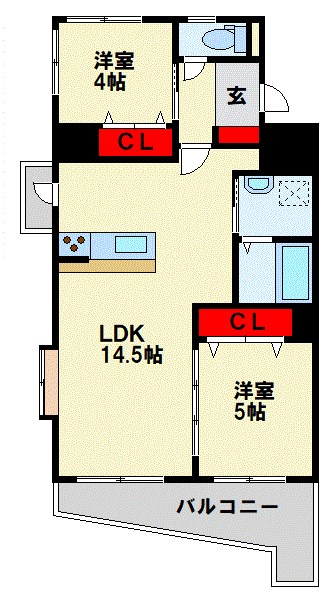第60川崎ビル  間取り