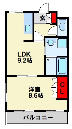 リバーグレイスⅡ 間取り