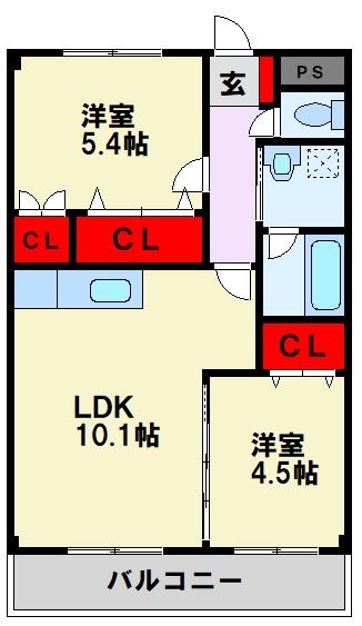 ヴィリアパス 間取り