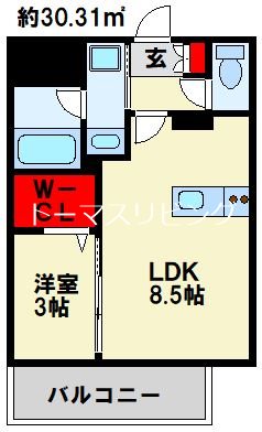 グランフォーレ小倉シティタワー 間取り