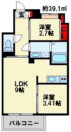 スタディ飛幡 間取り