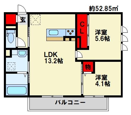 デネブ学研台 間取り