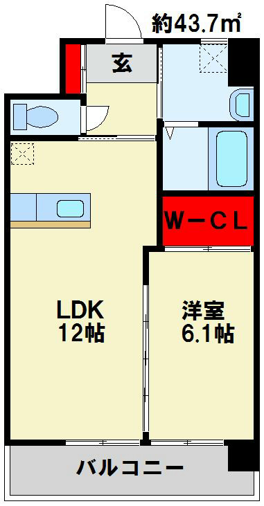 ADVANCE 128 間取り図