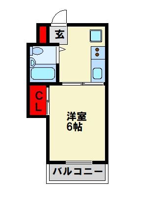 コーポ企救丘 間取り図