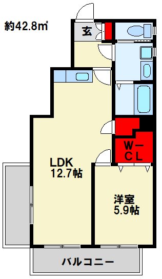 フェルト1024 間取り