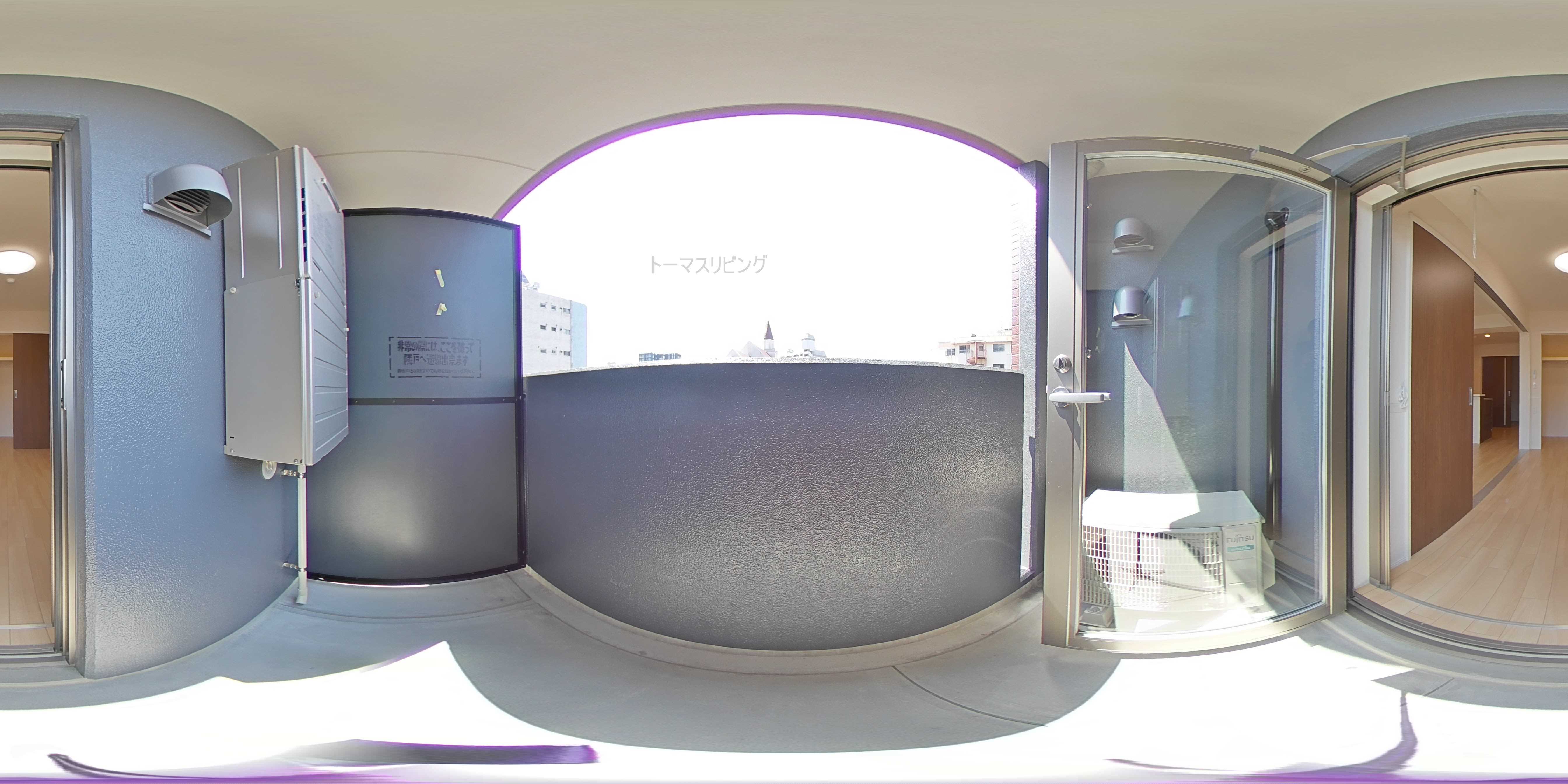 SHIZUKA BLDG ベランダ