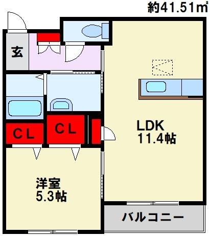 クオリスタ  間取り図