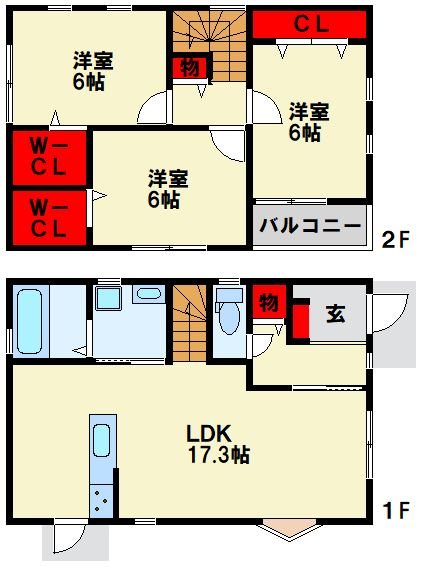 クルーズirise C棟 間取り図