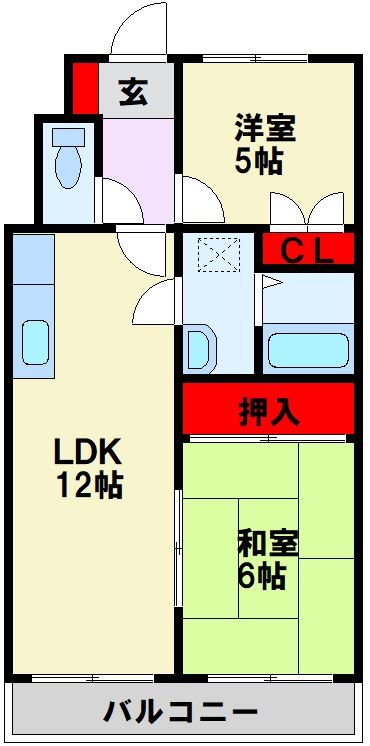 WAVE高見  間取り