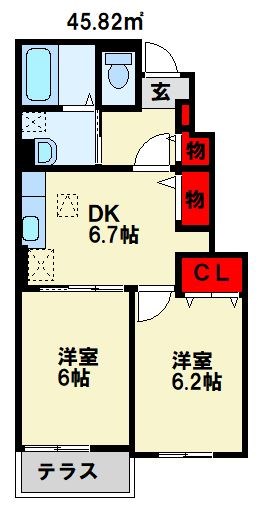 リバーサイド光 間取り