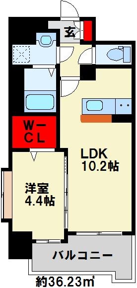 ニューサンリバー15番館 間取り