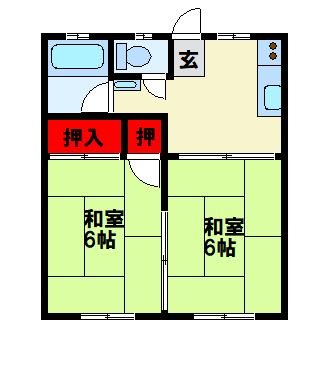 アセットハウス新池 101号室 間取り