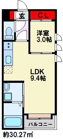 REGALEST折尾駅東 間取り図