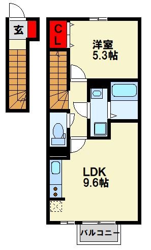 トレス日明壱番館 間取り