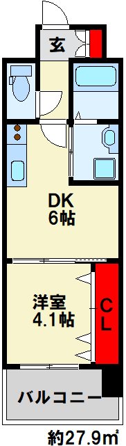 福岡県北九州市小倉北区吉野町 間取り
