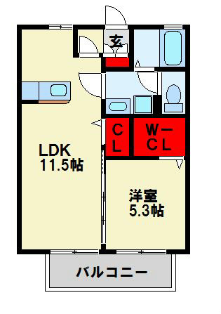 シェルノーブル C棟 間取り図