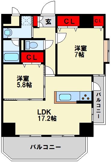 ガーデンパレスやひろⅡ 間取り図