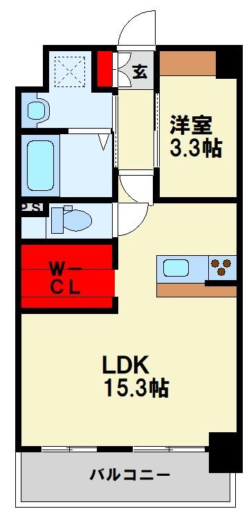 ウィングス熊手 間取り図