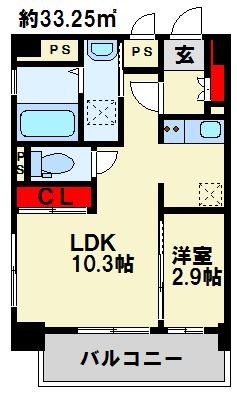 福岡県北九州市八幡西区筒井町 間取り