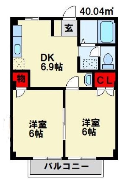 パレスサンノゼ 間取り