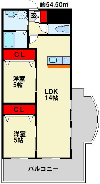 ロイヤルノースナイン 間取り