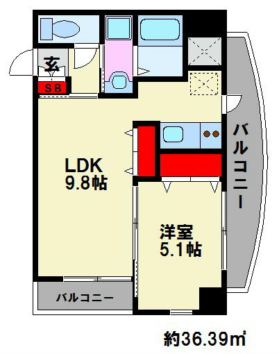 サンシャイン・ポート中井 間取り