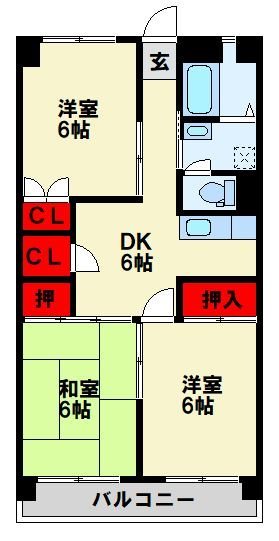 杏林ビル 間取り図