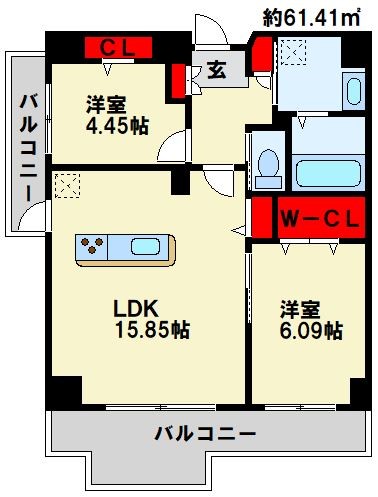 ピュアライフ金田 間取り図