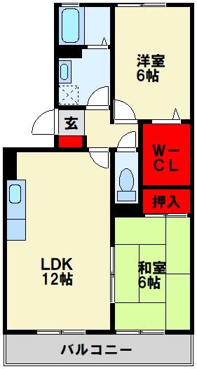 セジュール中央 間取り