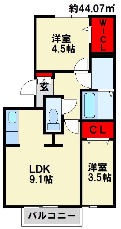 プレジャーライフYUZU 間取り