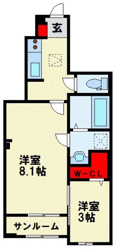 フラワーヒルズ　Ⅱ 間取り