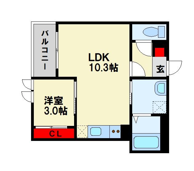 レガリスト戸畑 間取り