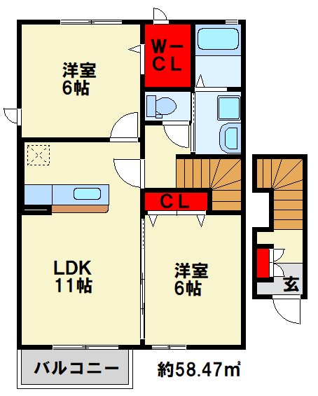 コスモス　I 間取り